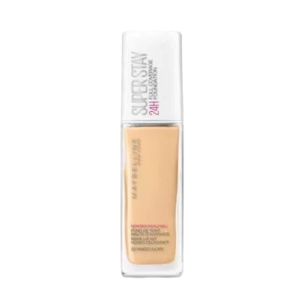 Maybelline Superstay24HR Full Coverage Foundation 30ml - 02 Naked Ivory