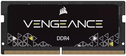 CORSAIR Vengeance SODIMM DDR4 RAM 16GB (1x16GB) 3200MHz CL22-22-22-53 1.2V Intel AMD Laptop Notebook Memory - Black (CMSX16GX4M1A3200C22)