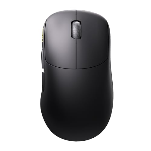 Lamzu Thorn Wireless Gaming Mouse, Ultra Lightweight 52g, Optical Switch,26000 DPI,Ergonomic,MCU Nordic 52840,Silver TTC,PAW3395 Sensor -Black