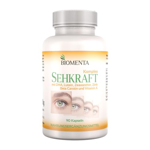Sparfüchse aufgepasst! Sichere dir BIOMENTA Sehkraft Komplex – 90... zum Sparpreis von 16,49€. Ein echtes Must-have!