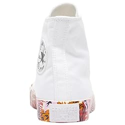 Converse All Star Hi Women Sneaker, White/Mantra