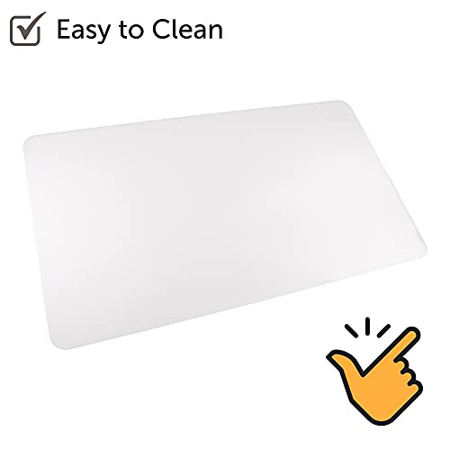 Artistic Clear Antimicrobial Desk Pad Organizer, 20" x 36" NonSkid