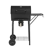 Amazon Basics 317 Square Inch Charcoal Grill, Black