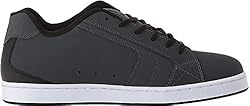 DC Men's Net XE Skate Shoe, Grey/Black, 16 D D US