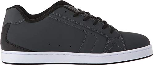 DC Men's Net XE Skate Shoe, Grey/Black, 16 D D US