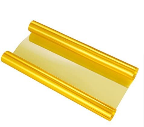 MOTORSPORTANDACCESSORIES MSA™ Yellow Headlight Tint 30x100cm Car Headlight Tint Auto Fog Light Tint Film Cover Waterproof