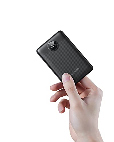 Power Bank 10000mAh,Más Delgado Batería Externa Carga rápida,USB-C 22.5W Entrada y Salida Mini Batería Portátil para iPhone, Android, Tablets y Chaqueta Calefactada más