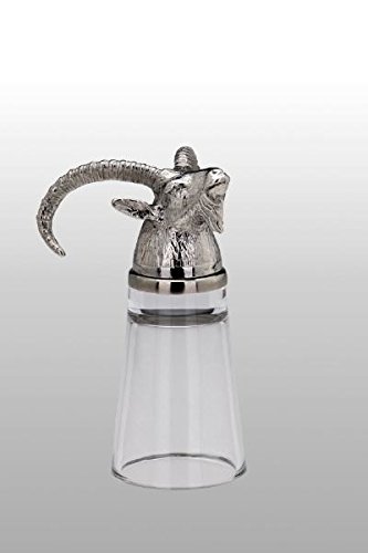 Shot Glass Capricorn Stainless 4.5 cm Height 11 cm, 4 oz
