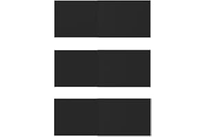 MIYUPTC Expandable Closet Storage Shelves, Heavy-Duty Expandable Locker Shelf Closet Divider Separator for Kitchen, Cabinet, Wardrobe, Black (Large - 3Pack)