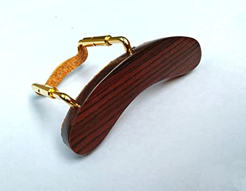 MUSICAL STRING Mandolin Armrest Rosewood Wood With Golden Color U Clamp Hardware Standard Brown