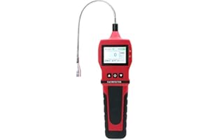 FORENSICS DETECTORS FD Gas Leak Detector by Forensics | 0-10,000ppm | Water, Dust & Explosion Proof | Li-Ion Battery | Natural Gas, Propane, Methane & Combustibles | RED Color