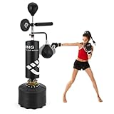 Punching Bag with Stand 5 in 1 Adjustable Height