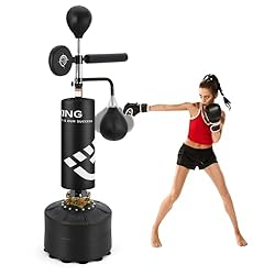 Punching Bag with Stand 5 in 1 Adjustable Height