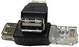 BLKing RJ45 to USB Adapter, USB Female to 8P8C Ethernet Network Connector - 2 view 2