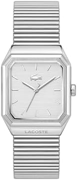 Reloj con Movimiento de Cuarzo de Tres Manecillas para Hombre Colección René con Correa de Acero Inoxidable