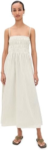 rhode selma striped drop waist midi dress RHODE Selma Midi Dress by Rhode