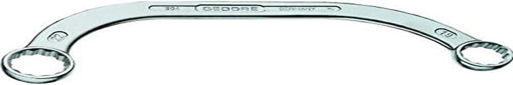Gedore 30414X17 14 x 17 mm Half-Moon Ring Spanner - Silver