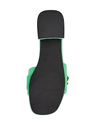 Madden Girl Women's Avaa Flat Sandal, Green Paris, 10