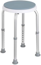 Panana 360° Swivel Shower Stool Aluminium Frame 7-Level Height Adjustable view 10