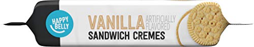 AMAZON GROCERY, VANILLA SANDWICH COOKIES, 14.3 OZ