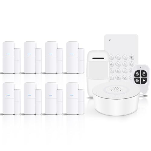 Tolviviov WiFi Door Alarm System, Wireless DIY Smart Home