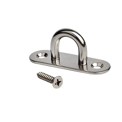 Ceiling Hooks Heavy Duty Pad Eye Plate Staple Ring Hook Loop U