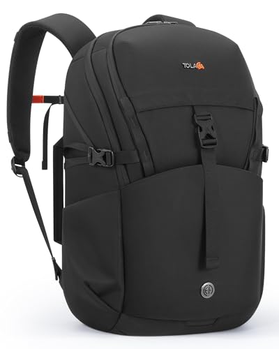 Rucksack Herren & Damen, Business Tagesrucksack mit 15,6 Zoll Laptopfach, Wasserdichter Reiserucksack mit YKK-Reißverschluss, Handgepäck Rucksack Flugzeug für Arbeit und Reise, 30L