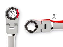 TEKTON 24 mm Flex Ratcheting Combination Wrench