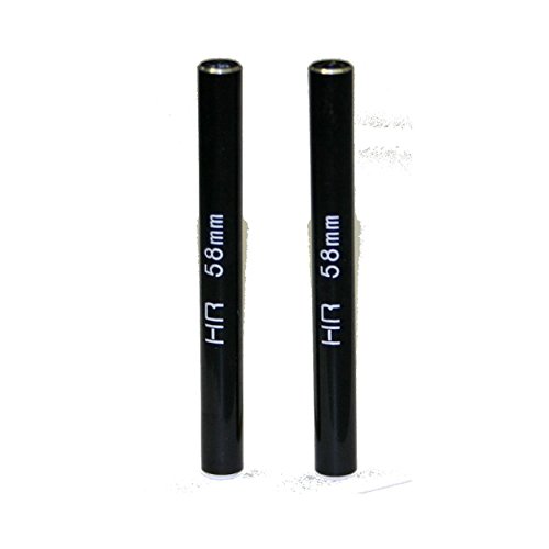 Hot Racing RCL65801 Aluminum Standoff Post Link 6x58mm w/ M3 Threads (Black)(2)