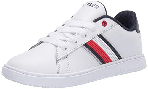 Tommy Hilfiger Unisex-Kid's TH Iconic Court 2.0 Sneaker, White, 5 Child US  Little Kid on Galleon Philippines