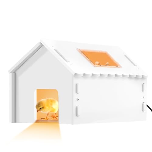 Photo 1 of Brooder Box for Chicks brooder Heater,Poultry Heater Breeding Box with 30W Heating lamp & Viewing Window &Temperature Adjustable for 30-40 Chicks,Duckling,Quail Bird,Parrot