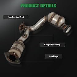 SCITOO 642696 Front Catalytic Converter Fit For