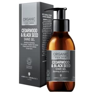 Amphora Aromatics Cedarwood & Black seed Soothing Shave Gel COSMOS Organic 120ml