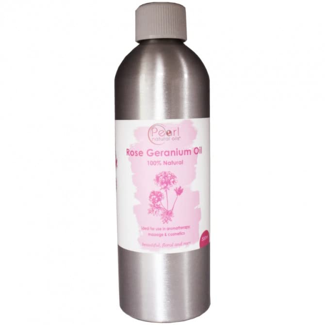 Rose Geranium Essential Oil Steam Distilled 500 ml 100% Pure, Natural, Cruelty Free