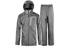 SWISSWELL Men Women Rain Suit Waterproof Lightweight Hooded Raincoat Jacket and Pants for Golf, Hiking, Travel