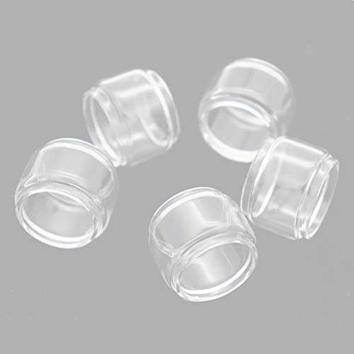 RUIYITECH 5 pcs Replacement glass Tank/glass tubes for Advken OWL Tank 3-m-l / 4-m-l (Fat Tube)