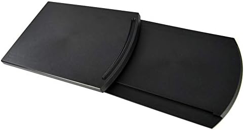 HOME-X Sliding Counter Tray for Coffee Maker, Toaster, or Counter Appliances, 12″ L x 8 ½” W x 1″ H, Black