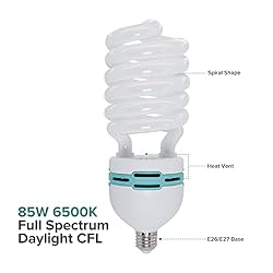 LimoStudio [4 Pack] 85W 6500K CFL, Compact