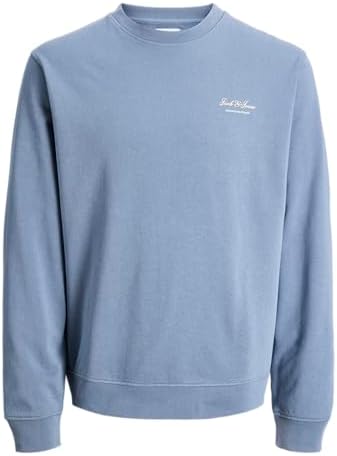 Jjearchive Graphic Sweat Crew Neck Noos, Blue Mirage., M