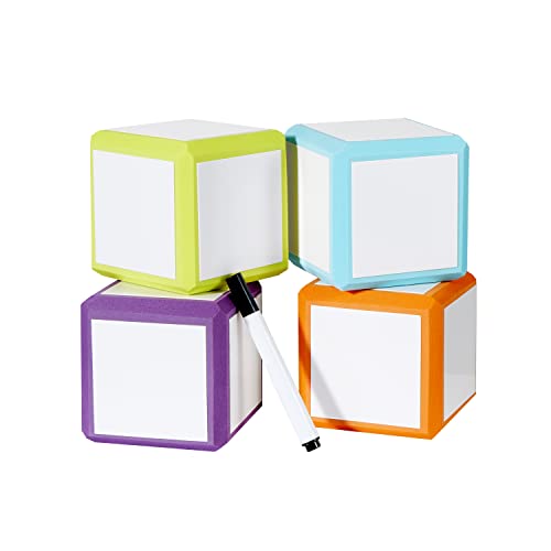 Mind Sparks Dry Erase Blocks, Colors May Vary, 3" x 3", 4 Blocks Pricepulse