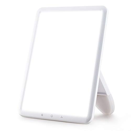 VIPEX Light Therapy Lamp, Happy Therapy Light Portable Thin with UV