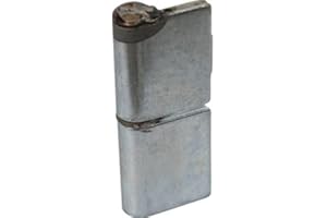 Buyers Products H412550RH Steel Weld-On Butt Hinge w/ 1/2 Stainless Pin - 1.25 x 4-Zinc Plated-RH