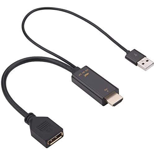 RGBS HD TO DP Cable HDMI-compatible + USB 2.0 Male to DP Female Adapter Cable 4K/60Hz Output Adapter Cable For Desktop/Laptop Computers