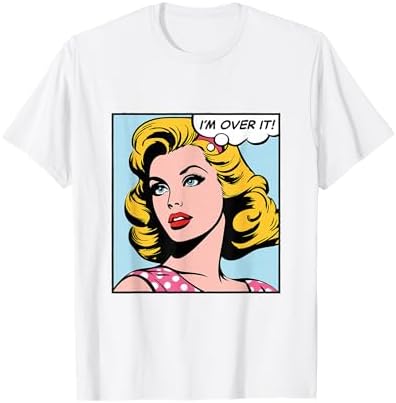 pop art t shirt dress Pop art surprised woman
