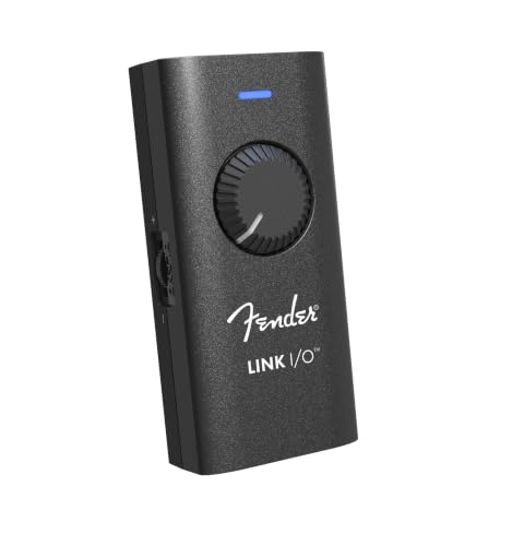 Fender Link I/O Tragbares USB-C-Audio-Interface für Gitarre und Bass