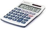 Sharp EL 240SAB Calculator Grey Dual Power 8-Digit LCD Pocket view 2