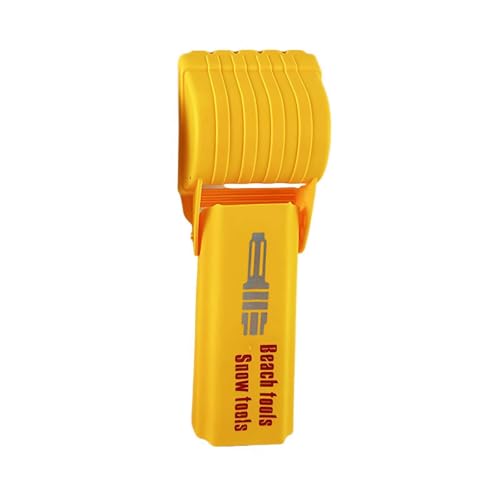 Hand Digger, Sand Excavator, Large Snow Grabber Tool, Water Play Equipment, Sandbox Excavator Digger, 2025 Digging Arm for Outdoor Grip Strength Training Fun (Yellow A)