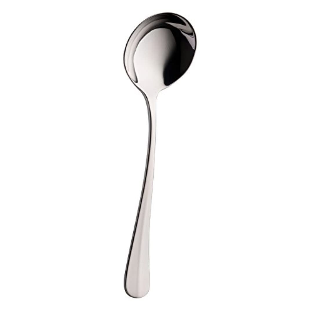 Utopia F35449 Baguette Plus Soup Spoon, Contemporary Cutlery 18/10 (Pack of 12)