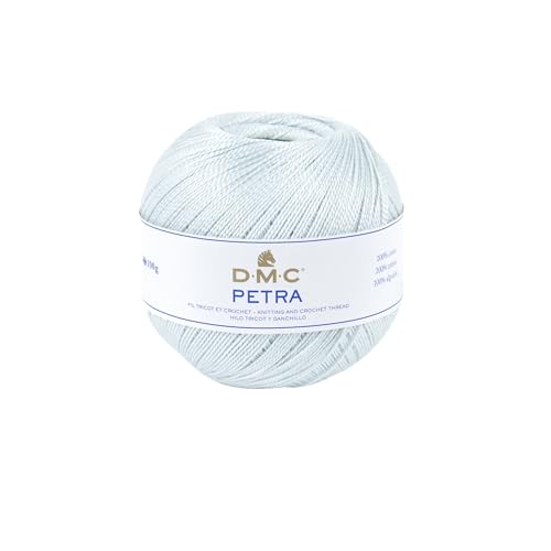 DMC Petra Yarn, 100% Cotton, Pastel Blue (54462), Size 5