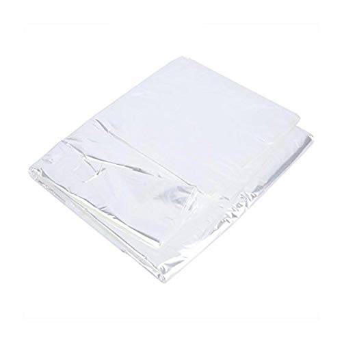 50Pcs Disposable See-Through Clothes Dust Bags Dry Cleaning Garment Clothes Covers for Travel and Clothing Storage of Dresses, Dress Shirts, Coats(60 * 100)